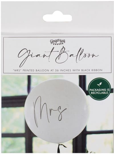 Ginger Ray - Wedding - MRS Ballon 91 cm
