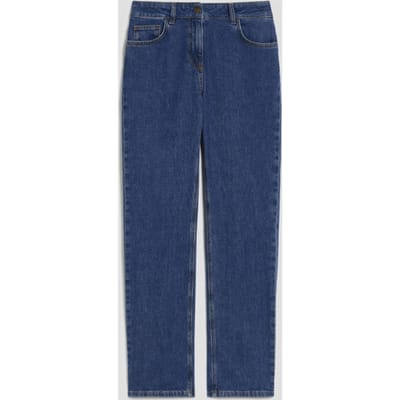 jeans regular fit vrouw blauw