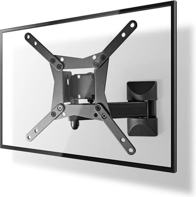 Nedis Draai en Kantelbare TV Muurbeugel - 10 t/m 32 Inch - Max 30 Kg - Zwart