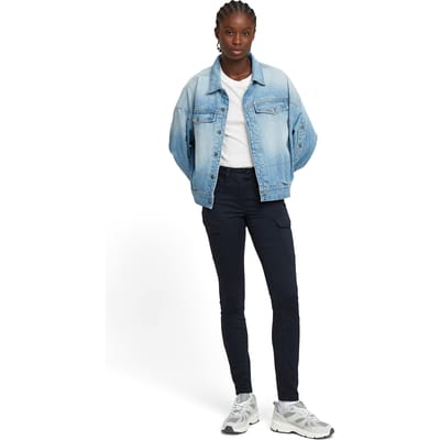 G-Star Blossite G-shape Army High Skinny Navy Taglia: W25L30 | Pantaloni cargo Outlet | Donna | Verde