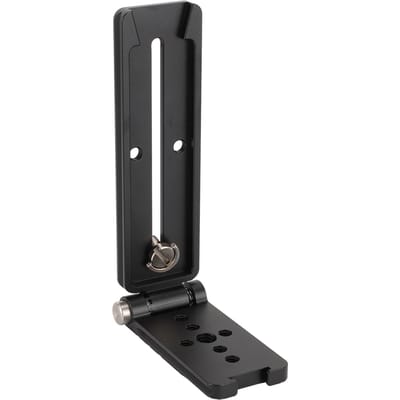 L-vormige Snelkoppelingsplaat Professioneel Verstelbare Hoek Aluminiumlegering Camera L-beugel voor DSLR-camera's Fotografie black