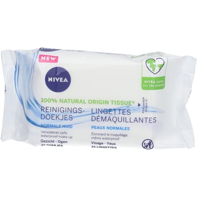 NIVEA Reinigingsdoekjes Normale Huid - 25 stuks