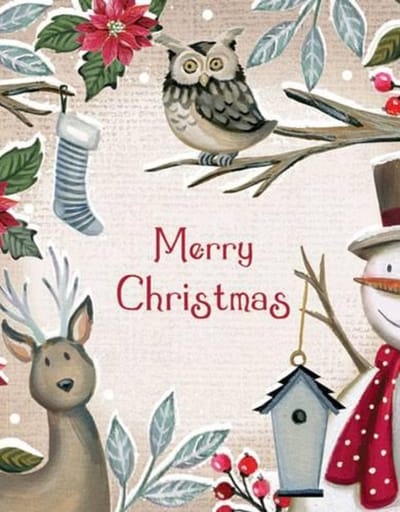 20 papieren servetten kerst