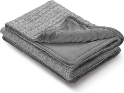 Hondenbed Pluche | Afneembare en Wasbare Hoes | Zacht en Comfortabel Hondenkussen | Geschikt voor Kleine en Middelgrote Honden | Maat M | Donkergrijs