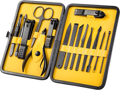 Guardian Beauty Manicure en Pedicure Verzorgingsset – 15-delig – Nagelknippers en Nagelriemtools