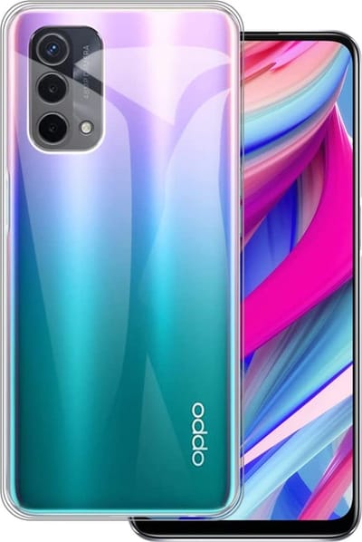 Silicone hoesje Geschikt voor: Oppo A93 5G - Transparant