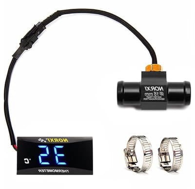Digitale Motorthermometer - Universele Thermometer - Motor Temperatuur - Hoge Temperatuur Alarm - 16mm - Blauw