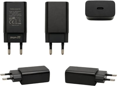 DrPhone LS7 USB-C Oplader 10W – Adapter 5V 2A – Universele USB Type-C adapter – Compacte Thuislader – Zwart