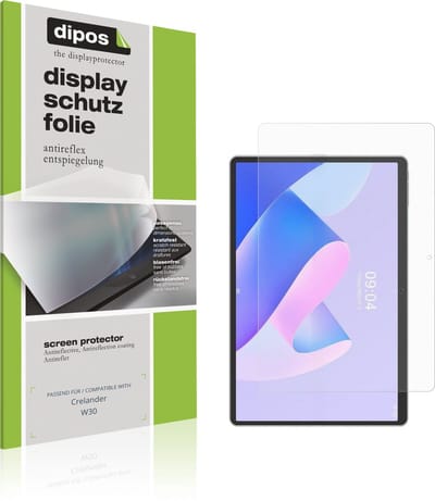 dipos – 2x Matte Beschermfolie geschikt voor Crelander W30 | Krasbestendige & antireflecterende Screenprotector Ultra-Thin