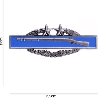 Embleem metaal Infantry badge 3th award pin
