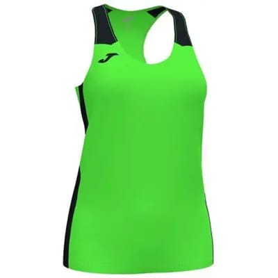Joma Record Ii Mouwloos T-shirt Geel S Vrouw