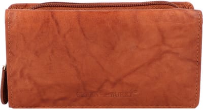 Greenburry Basic Portemonnee RFID Leer 14 cm - Dames - Horizontaal - cognac