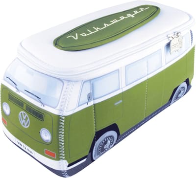 BRISA VW Collection - Volkswagen neopreen universele make-up-cosmetica-cultuur-reistas-pharmacy-tas in T2 Bulli Bus design (groot)