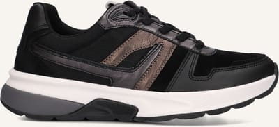 Gabor 845.1 Rollingsoft Sneakers - Leer - Dames - Zwart