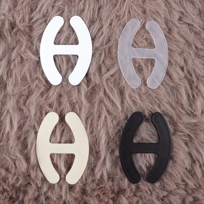 @ Lu’s Today® – Basic Beauty Essentials – BH Clips – Set 4 Kleuren – Onzichtbare Bandjeshouder - BH Band Houder - BH accessoire