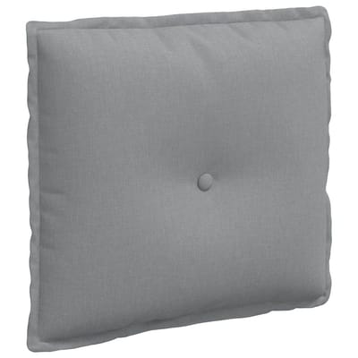 vidaXL - Rugkussen - Lichtgrijs - 200 - x - 19 - x - 50 - cm - Stof