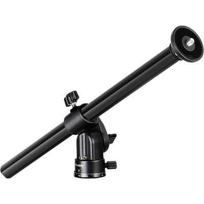 Manbily ZW-02 Extension de trépied rotatif Bras de flèche pour trépied Colonne centrale multi-angle avec verrouillage noir