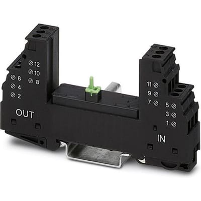 Phoenix Contact 2839224 PT 2X2+F-BE Overspanningsveilige sokkel Set van 10 stuks Overspanningsbeveiliging voor: Verdeelkast 10 stuk(s)