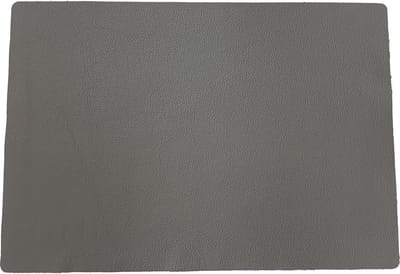 Xapron leren placemat Bovine - Set van 4 stuks - Kleur Safari (lichtgrijs) - 43 x 30 cm - Handgemaakt