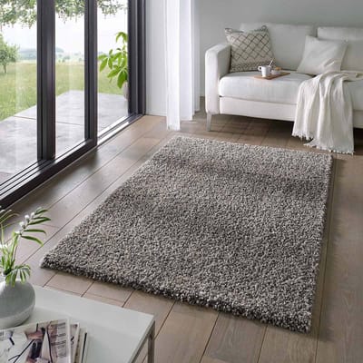 Hoogpolig vloerkleed - Classic donkergrijs 60x90