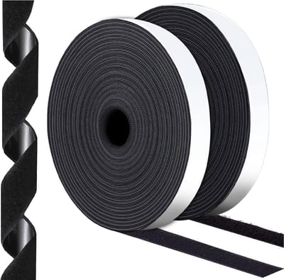 Extra sterke dubbelzijdige klittenband tape 20mm x 8m, zelfklevend, ideaal voor bevestigen en repareren