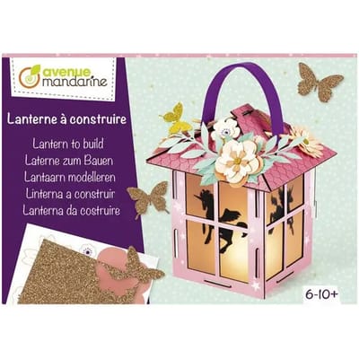 Creatieve activiteit lantaarn bouwen - eenhoorns Avenue Mandarine