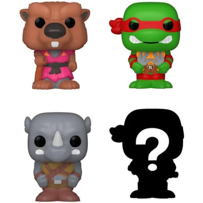 Funko Teenage Mutant Ninja Turtles - Bitty POP! 4-Pack Splinter 2,5 cm Verzamelfiguur - Multicolours
