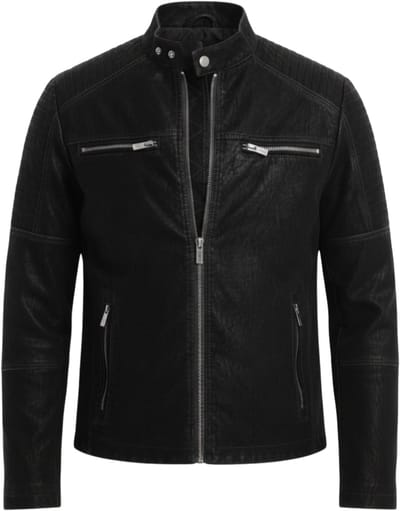 OMBRE Jas - Rits - Effen Zwart S