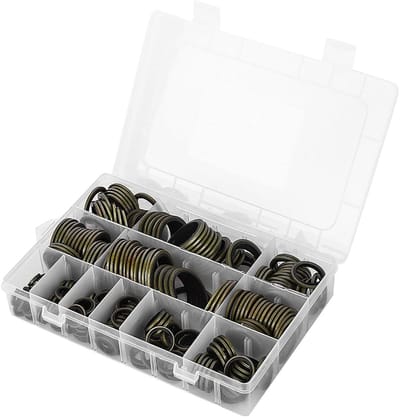 Dailygoods- Afdichtingsset 240 Stuks - Rubberen Onderdelen - Metalen Onderdelen - Leidingen - Olieafdichting - Duurzaam - Afdichtingen