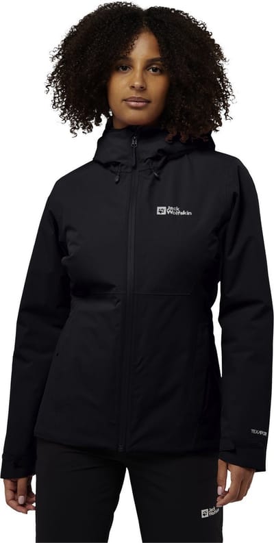 Jack Wolfskin Wisper Insulated Jacket Women - Jas - Dames - Zwart - Maat XXL