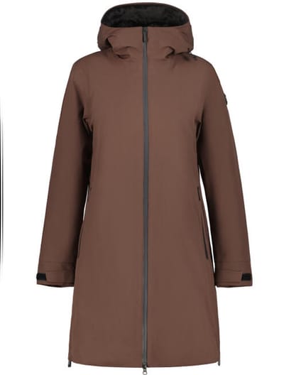 LUHTA ISKOLA Dames Parka - Donker Bruin - 36