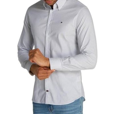Overhemd Lange Mouw Tommy Hilfiger Poplin