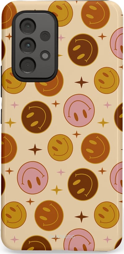 Casetastic Hoesje Geschikt voor Samsung A53 - Stijlvolle Beschermende Duo-layer Case - Geluk