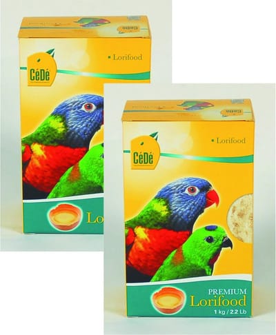 Cede Lori Voeding - 2 St à 1 kg - Papegaaienvoer