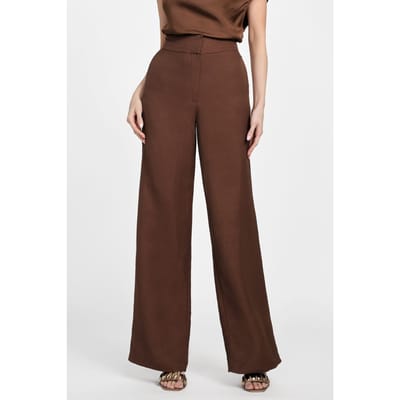 GUESS Greta Straight Pant Cioccolata Größe: 36 | Stoffhosen Outlet | Damen