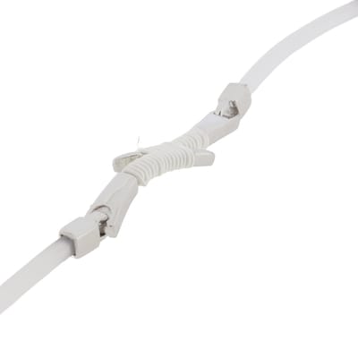 Behave - Armband wit transparant met zilverkleur detail - Fris - Minimalistisch