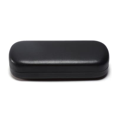 TOVBMUP Brillenkoker hard case - Brillendoos - Brillenhoes - Brillenopbergers - brillendoos dames heren - Kunstleer - Zwart