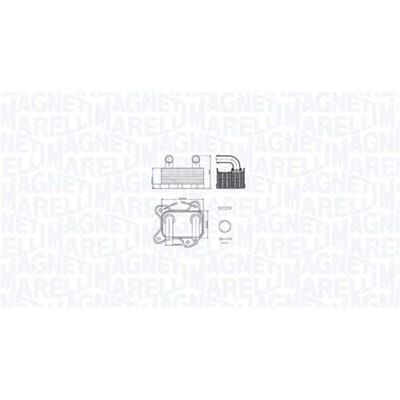 Olie radiator, motorolie MAGNETI MARELLI 350300002000