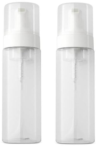 Dailygoods- Schuimende Flessen - 2 Stuks 150ml - Lege Plastic Flessen - Hervulbare Dispenser - Reizen Toilettas - Draagbare Container