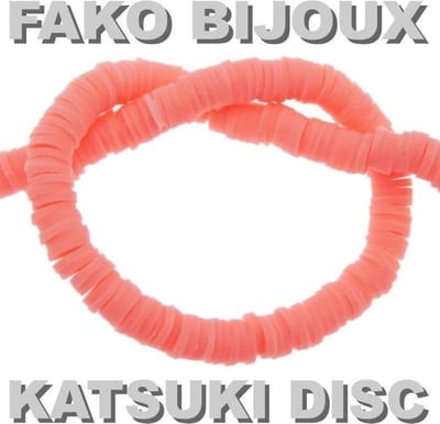 Fako Bijoux - Katsuki Disc Kralen - Polymeer Kralen - Surf Kralen - Kleikralen - 6mm - 350 Stuks - Zalmroze