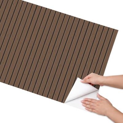 Coloray Meubel Wrap Folie - Bruin Meubelfolie - 65x130 cm - Plakfolie Meubels houten planken - Decoratiefolie Zelfklevend - Rustiek Meubelfolie - Meubelfolie Zelfklevend - Badkamer decoratie - Texturen