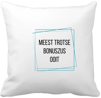 Akyol - meest trotse bonuszus ooit Kussen hoes - Zus - trotse bonuszus - verjaardagscadeau - verjaardag - cadeau - cadeautje voor zus - zus artikelen - kado - geschenk - gift - 40 bij 40 cm