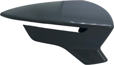 BILMAX Rechter Buitenspiegelkap Vervanging voor Seat Leon (2013–2019), Ibiza (2017–2023) & Arona (2017–2021), Gegrond (Passagierszijde)