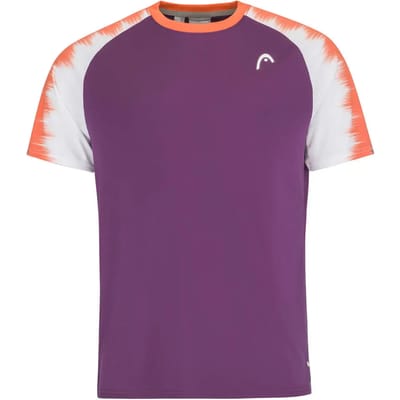 Head Racket Topspin T-shirt Met Korte Mouwen Paars S Man
