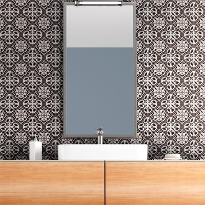 Zelfklevende tegelmuurstickers voor keuken en badkamer - 9 tegelstickers, Azulejos Iolanda - 9 stickers, 10x10cm