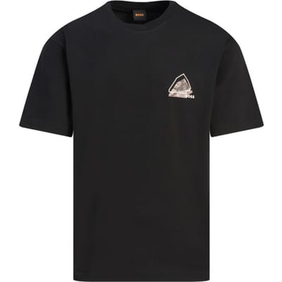 BOSS Frame Back Graphic T-Shirt, Zwart