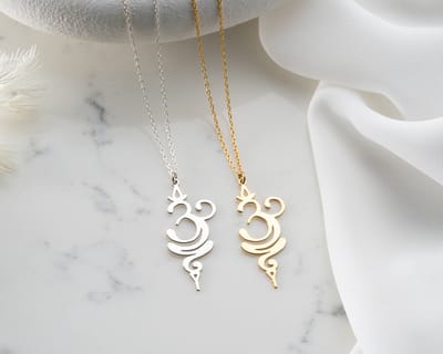 Breathe Ketting Spirituele Yoga Breathe Ketting | 925 Sterling Zilver_45 cm Ketting | Minnaar ketting Vreedzaam symbool