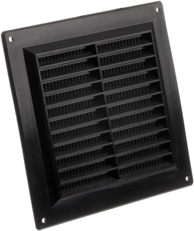 Ventilatierooster met Insectenbescherming - 150x150mm Rooster voor Efficiënte Ventilatie