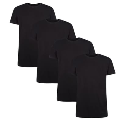 Bamboo basics T-shirt RUBEN Verpakking van 4