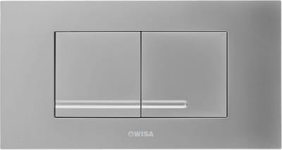 Wisa XT Kantos bedieningsplaat kunststof dualflush DF mat chroom